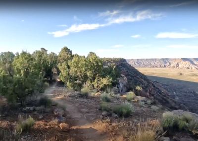 E-Bike Adventure on Isolated Guacamole Trail Overlooking Zion's Plateaus.